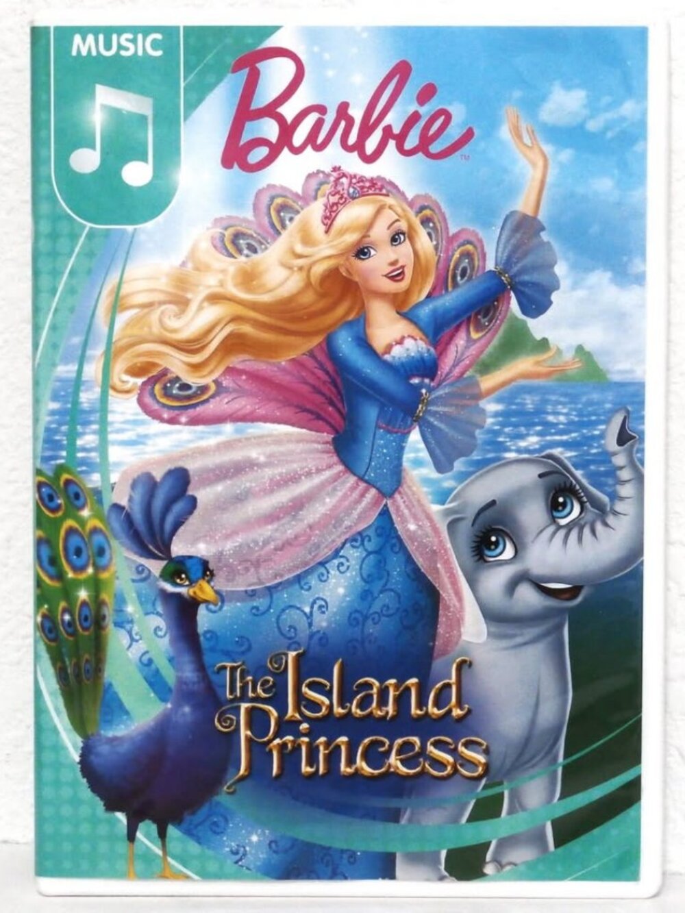 Barbie THE ISLAND PRINCESS DVD  Barbie Talks and Sings with the Animals